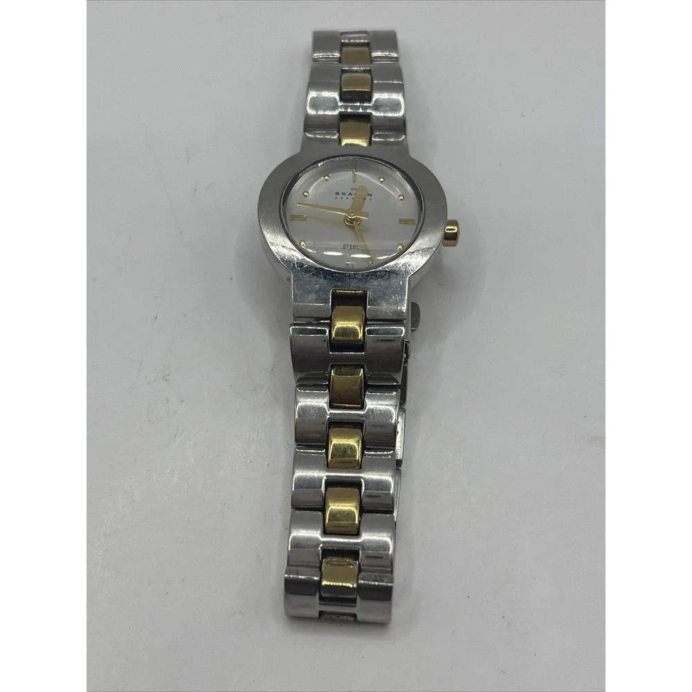 Skagen‎ Denmark 236SGX Two Tone Quartz Analog Ladies Watch- New Battery